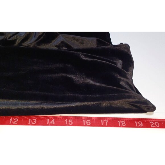 Sno Skins Womens L Velvet Base Layer Black Soft Stretch Apres Ski Winter Lodge - Picture 4 of 6